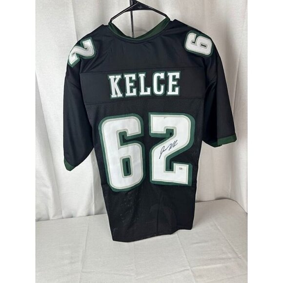 Jason Kelce signed autographed Philadelphia Eagles Custom XL Jersey PSA - Picture 1 of 5